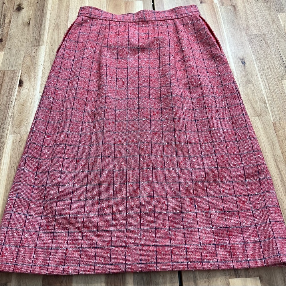 Vintage Pendleton Wool A-Line Button Front Midi S… - image 6